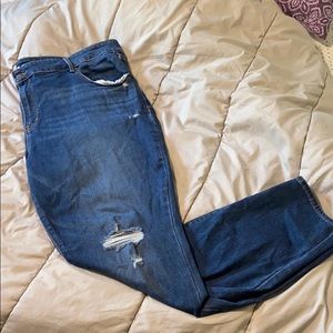Medium Wash Distressed Old Navy POP Icon Jeans